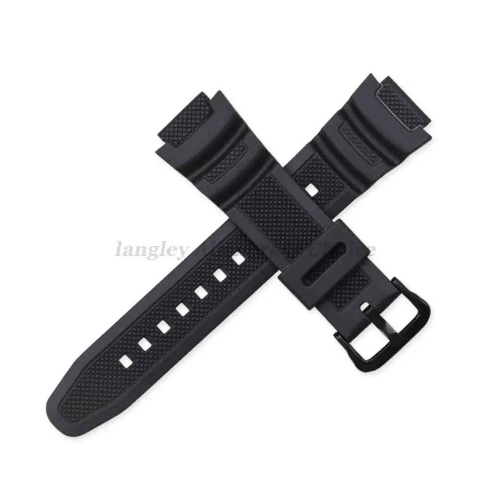 18mm Silicone Watch Strap for Casio AE1200 SGW300/400 MRW200 W218H AE1000/1300 W219 AQ-S810W Replacement Rubber Belt Wristband