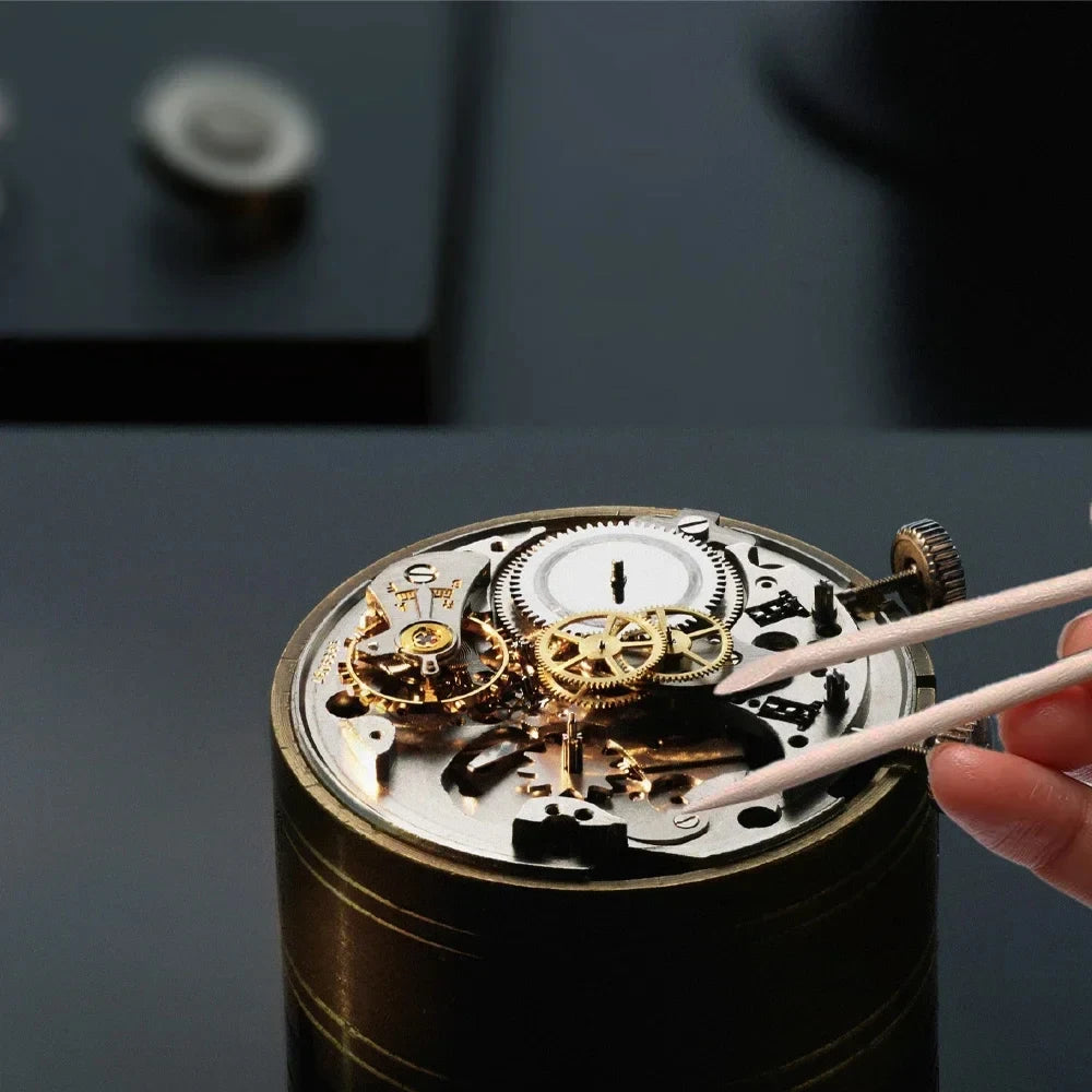 1set Watch Repair Solid Wood Cleaning Stick Mud Willow Wood Stick Suitable for Movement Repair Dial Cleaning Tool Wooden Strip