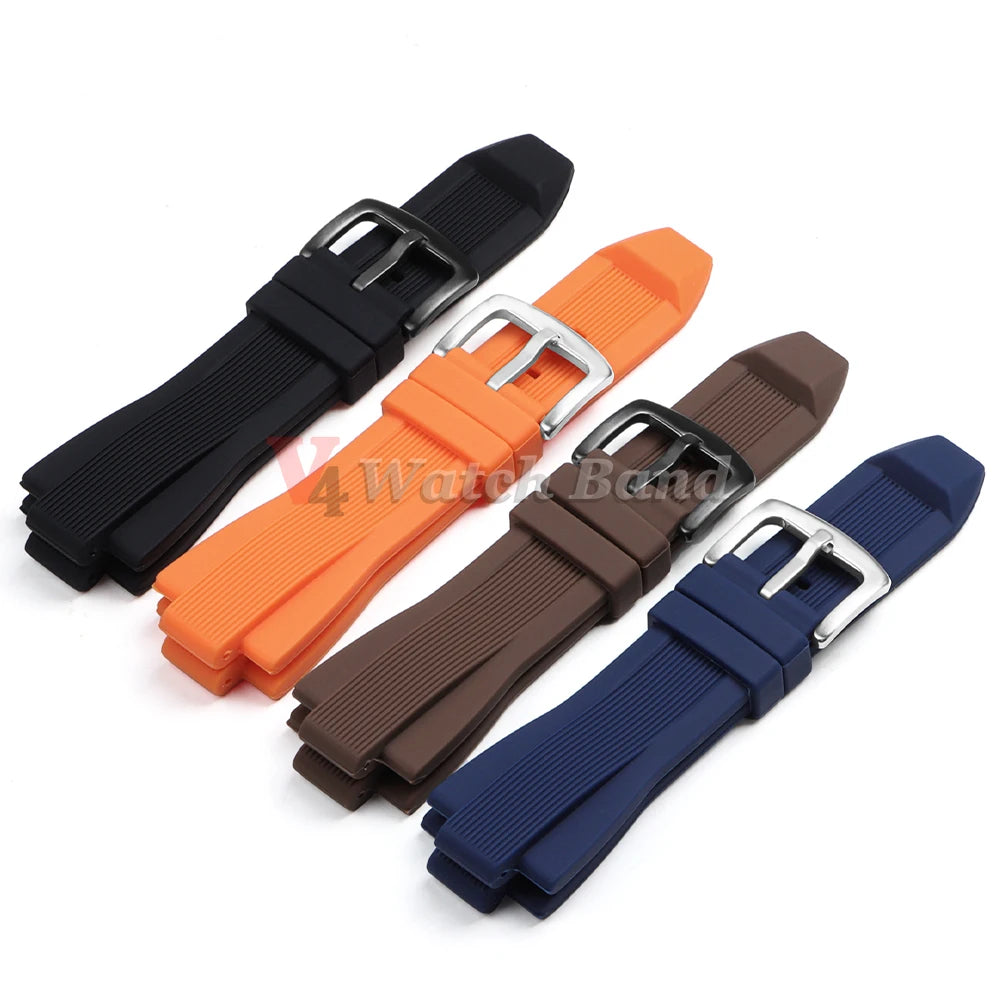 13X29mm Silicone Strap for Michael Kors Watch Band MK9020 MK8729 MK9026 MK8184 MK8152 Soft Bracelet Men Replacement Wristband