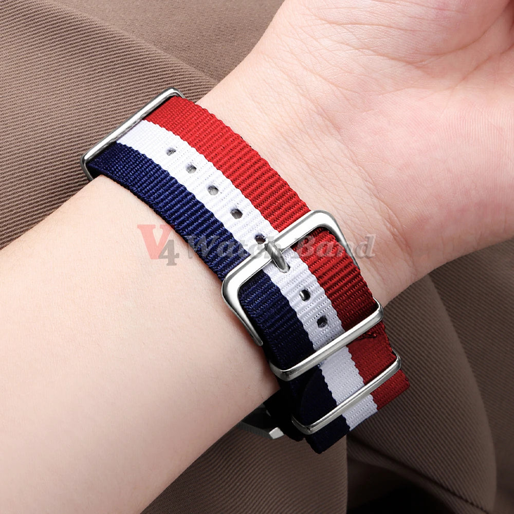 Nylon Watch Band for Omega 20mm 22mm 18mm Strap for Seiko Skx Turtle Military Watchband for Rolex Oyster Army Sport Bracelet