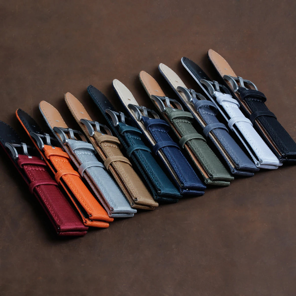 Nylon Leather Watch Strap for Huawei for Seiko Belt Quick Release Watchband for Samsung Galaxy Watch 3/4/5pro 45mm 40mm 44mm