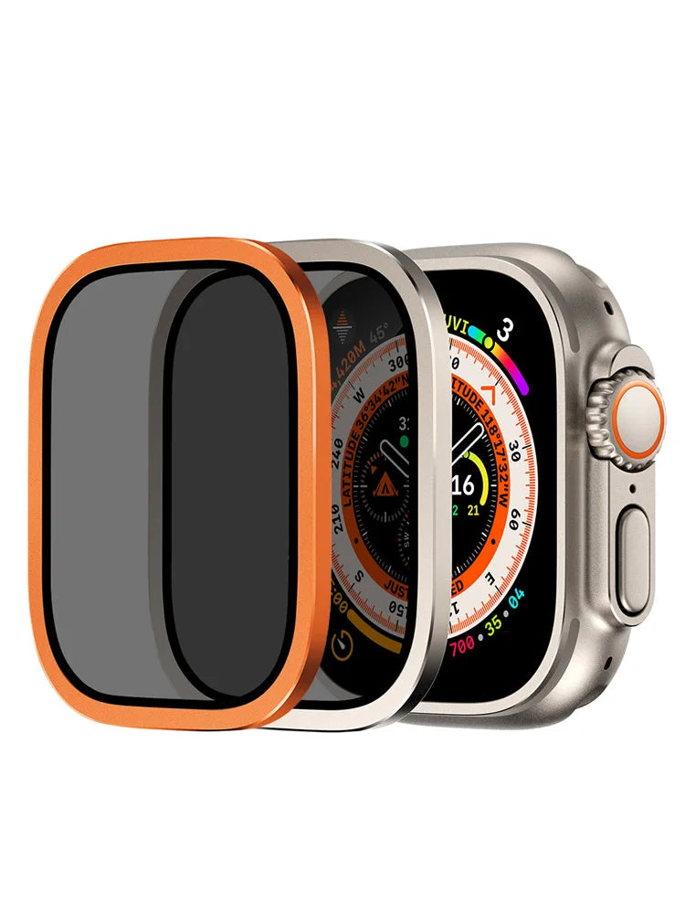 For Apple Watch Ultra 2 49MM Anti-Peeping Tempered Glass Cover For Apple Watch Ultra 49mm Anti-Glare Screen Protector Accessory