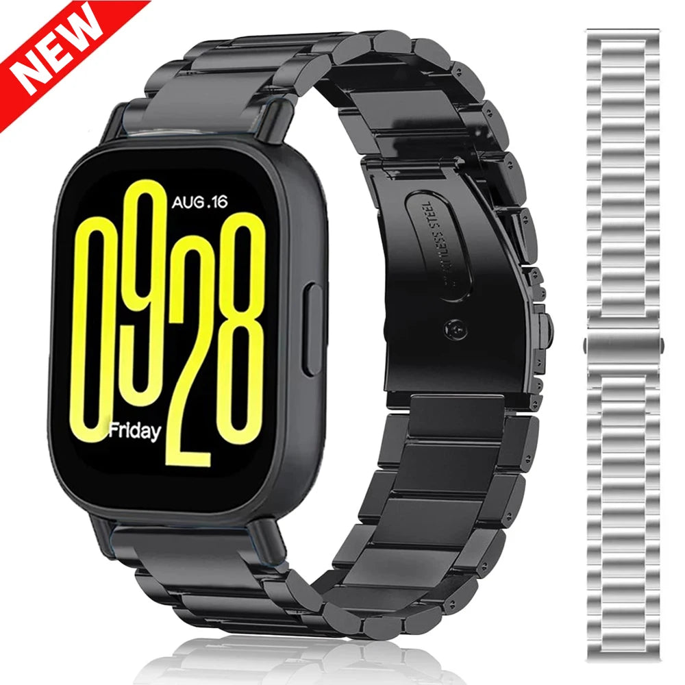 Metal Correa For Redmi Watch 5 Active/Lite Strap Stainless Steel Wristband 22mm Bracelet For Huawei GT5 46mm GT2e Watchband