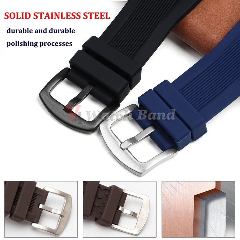 13X29mm Silicone Strap for Michael Kors Watch Band MK9020 MK8729 MK9026 MK8184 MK8152 Soft Bracelet Men Replacement Wristband