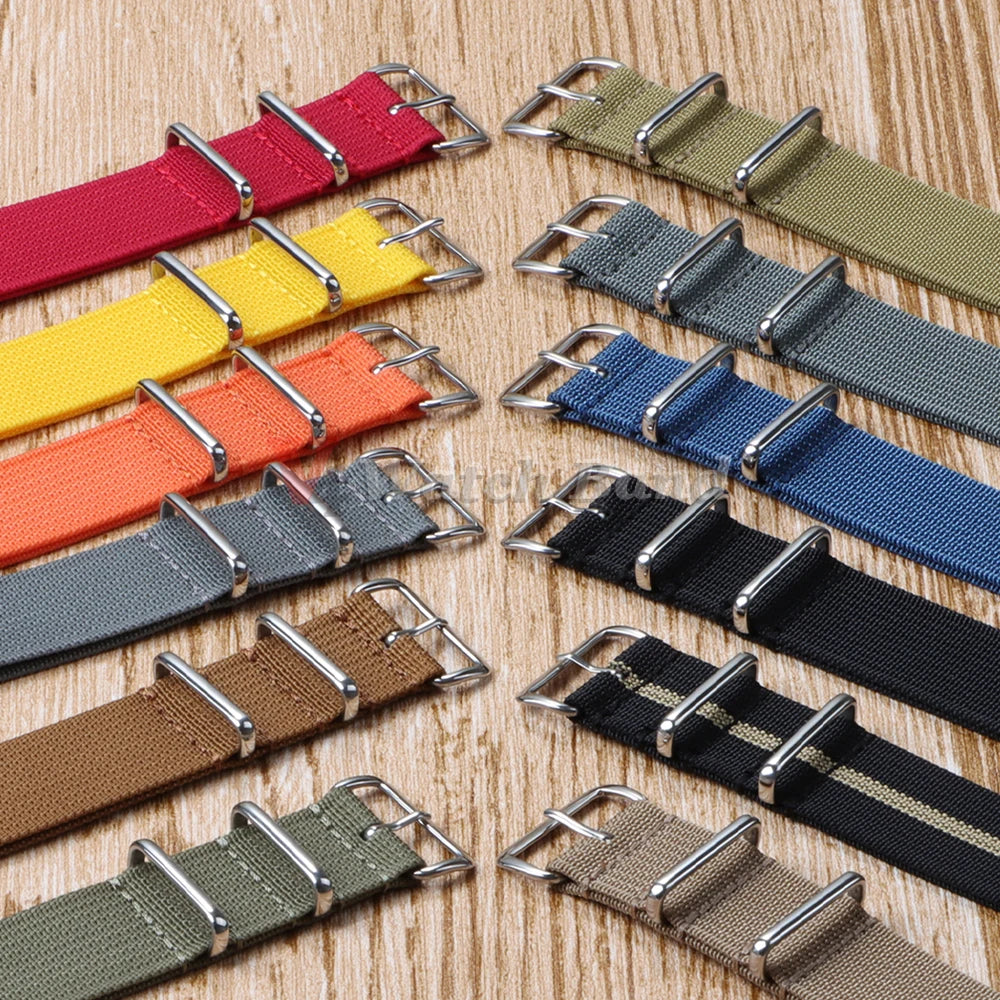 High Quality Nylon Watch Band for Omega 20mm 22mm 18mm Strap for Seiko Military Casual Watchband Army Sport Bracelet Replacement