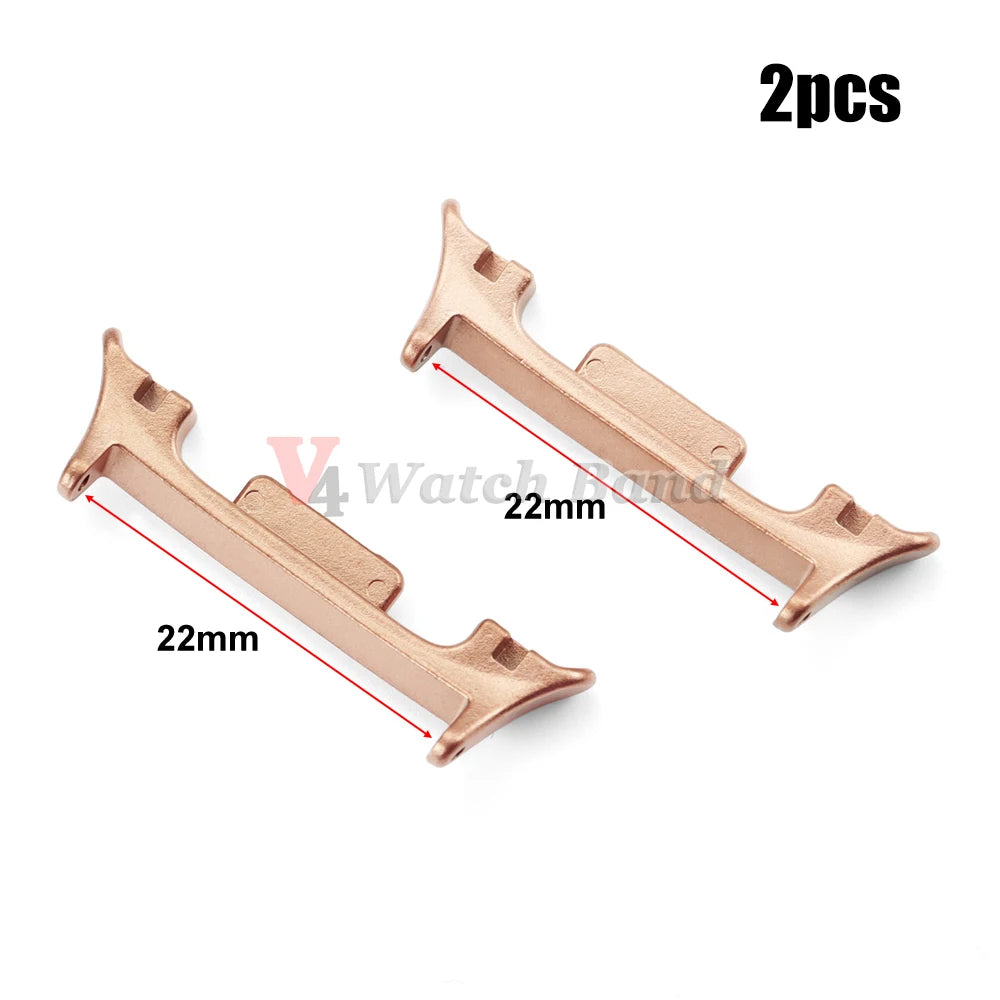 1pair Watch Adapter for Samsung Galaxy Watch 8 Classic Watchband Stainless Steel Connector for Galaxy Watch8 20mm 22mm Adapters