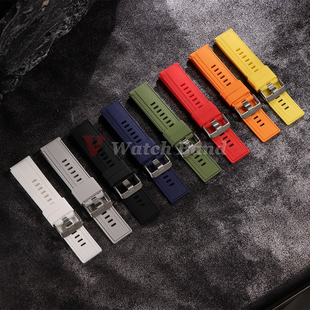 Quick Release Silicone Band for Samsung Galaxy Universal Watch Straps 20mm 22mm 18mm for Huawei Gt2 Gt3 Women&Men Accessories