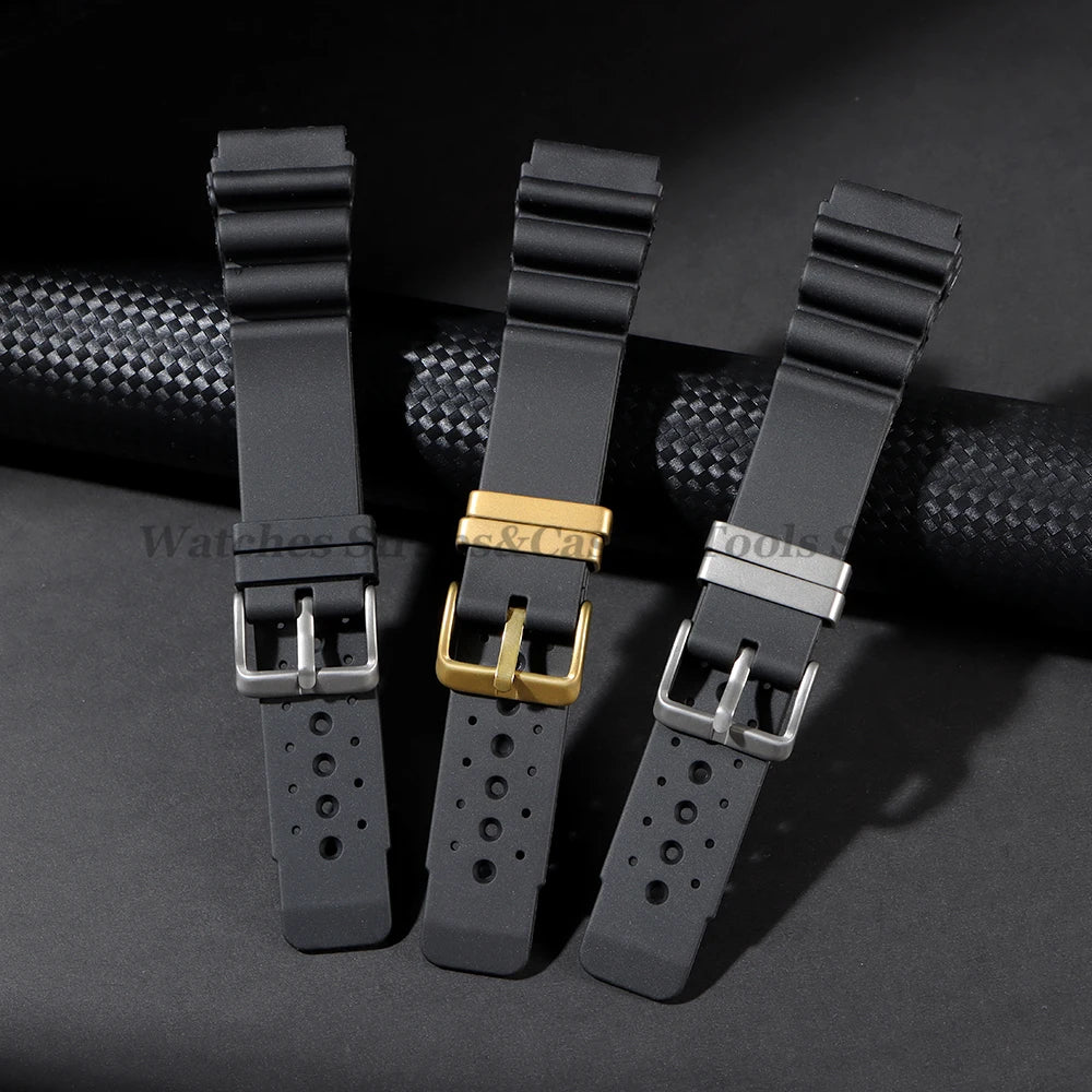ND Limits Diver Watchband for Seiko for Rolex for Citizen Resin Wristband Men's Women High Quality Bracelet 20mm 22mm 24mm Strap