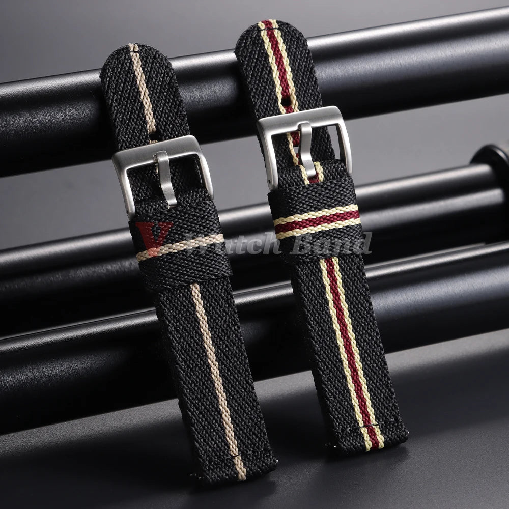 Nylon Strap 20m 22mm for Tudor for Omega Watch Band Woven Canvas Fabric Band for Seiko Men Military Sport Quick Release Bracelet