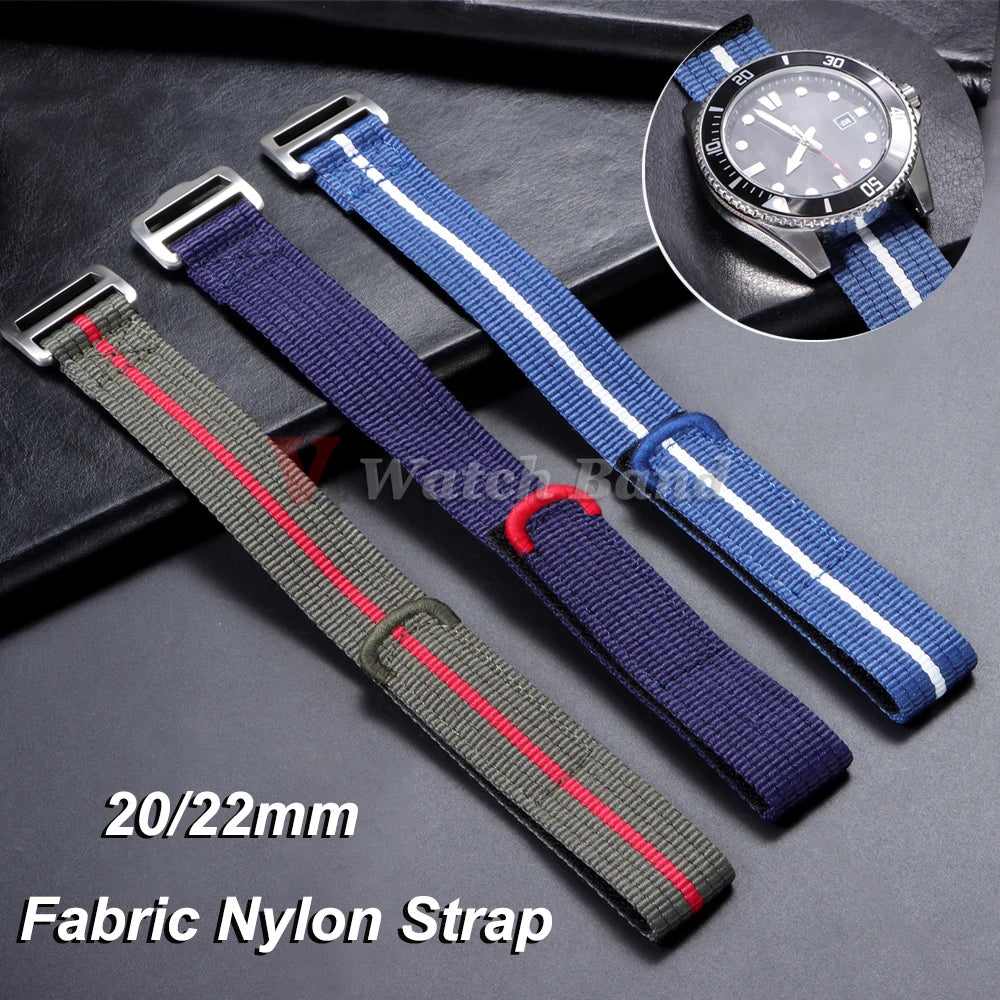 Nylon Strap for Tudor Military Sport Wrist Band for Seiko 20mm 22mm Canvas Watch Band for Omega Men Women Replacement Bracelet