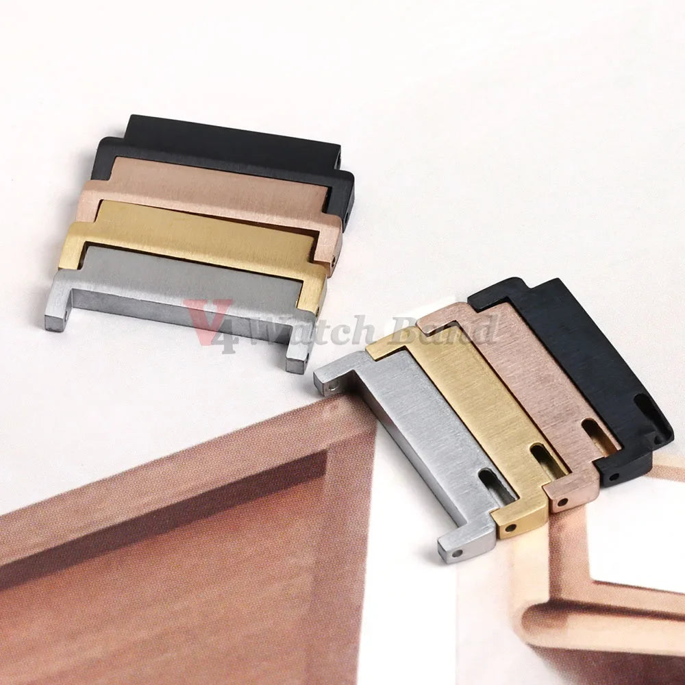 1 Pair Watch Strap Adapter 18mm To 20mm 22mm,20mm To 18/20/22mm,22mm To 22mm Quick Release Pins Connectors Watchband Accessories