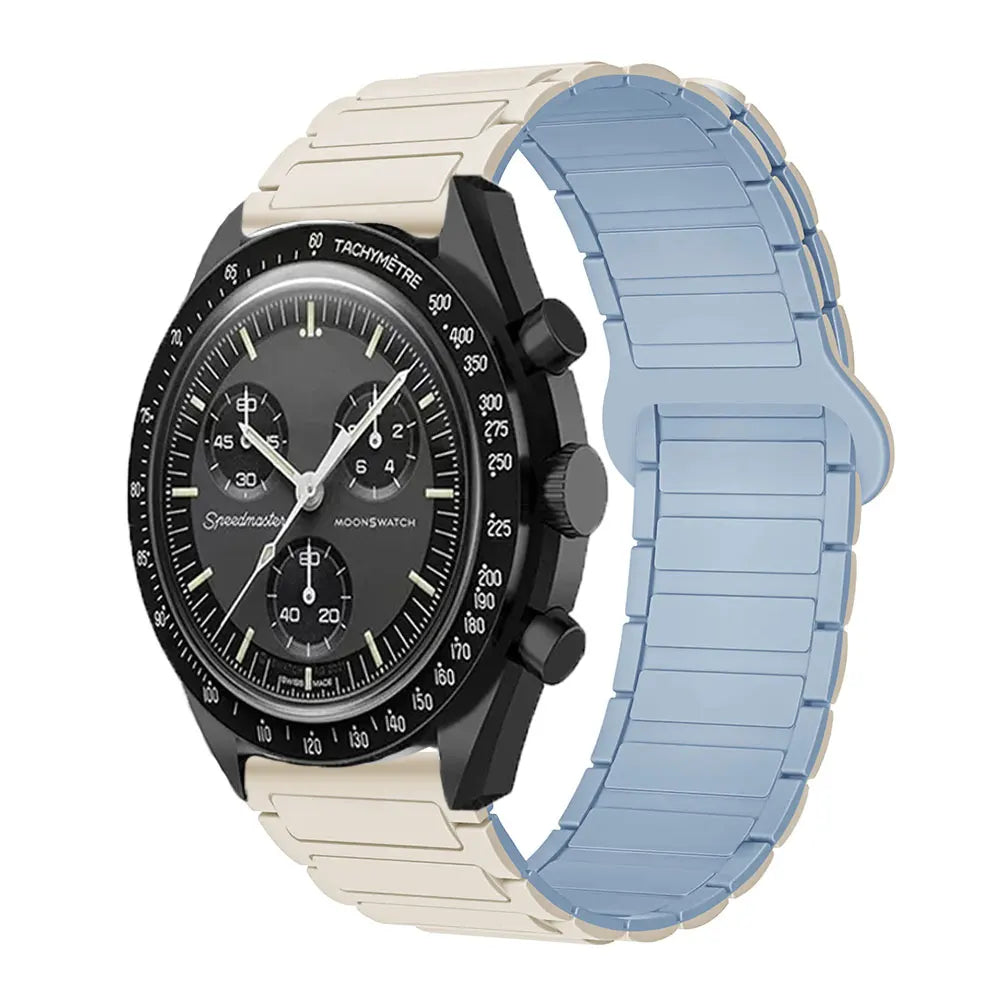 20mm Strap For Omega X Swatch Joint MoonSwatch Band Magnetic Loop Silicone Bracelet For Amazfit GTS4 Watch7 6 5 4 40/44mm Correa