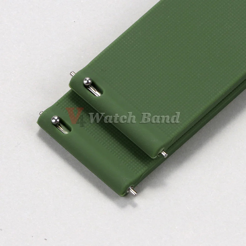 10/12/14/15/16/18/19/20/21/ 22/24mm Quick Release Silicone Strap for Samsung Galaxy Watch 3 4 5  for Huawei GT2/GT3 Smart Watch