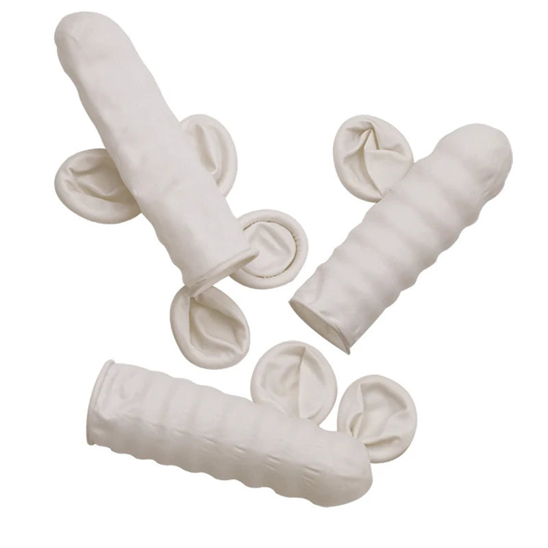 100pcs Sterile Disposable Powder  Industrial Electronic Latex Fingertips Protector Gloves Watch Repair Tool for Watchmaker Kit