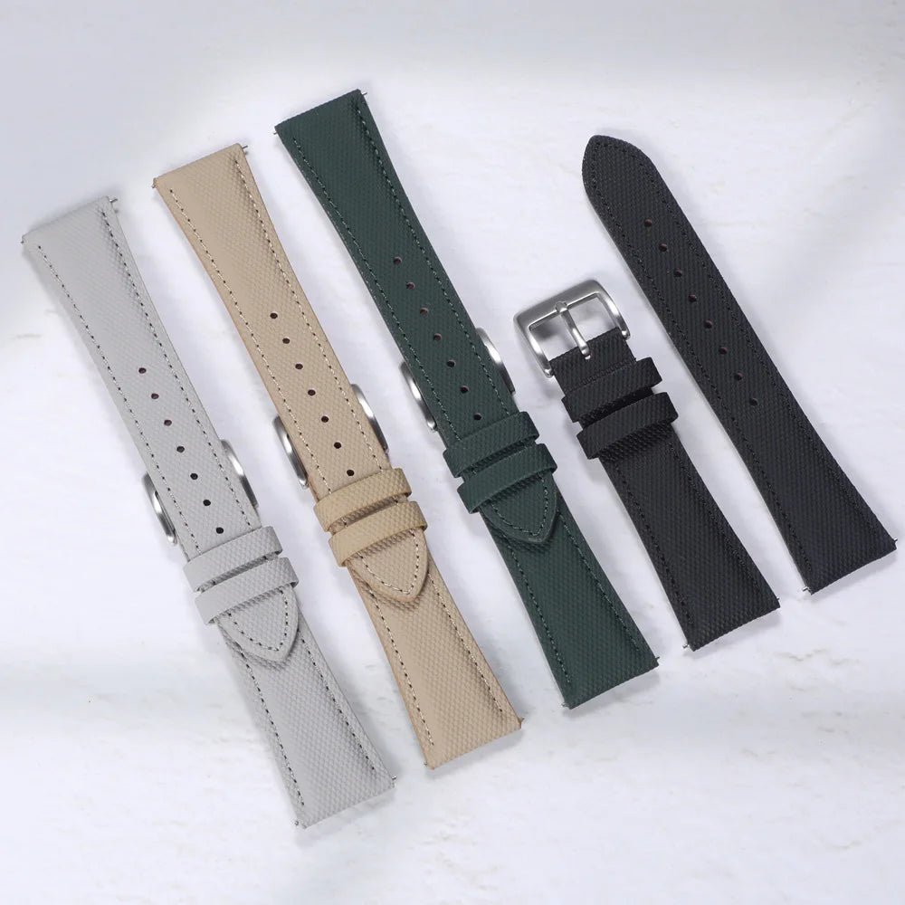 20mm 22mm Universal Nylon Watchband Sailcloth Watch Strap for Omega Sports Wrist Bands Belt for Men Women Accessories
