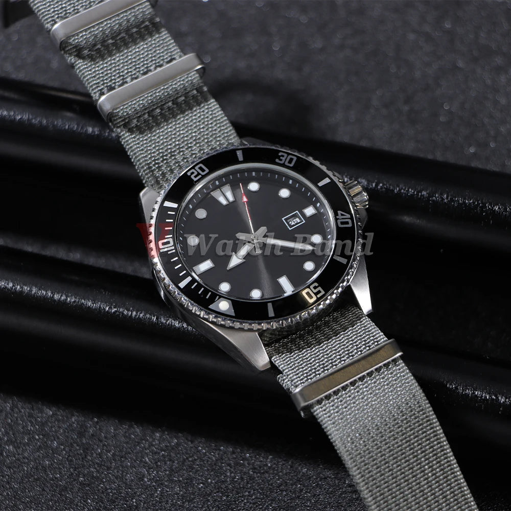 18mm 20mm 22mm Nylon Watch Strap Military Casual Watchband for Seiko Army Sport Bracelet Brown Green Black Band Replacement Belt