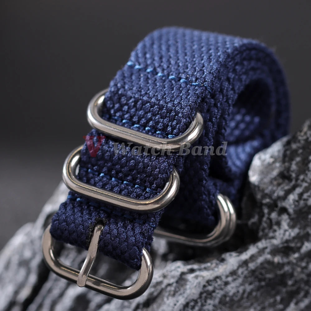 20mm 22mm High Quality Nylon Watch Strap Brown Military Army Green Band Casual Watchband Army Sport Bracelet Replacement Belt