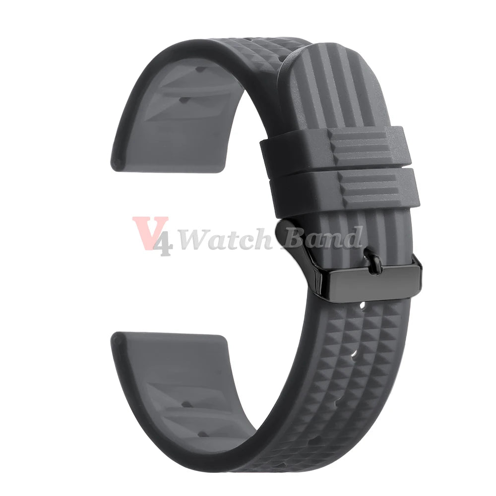 Rubber Strap 20mm 22mm for Omega for Rolex Bracelet Universal Men Diver Silicone Waterproof Sport for Seiko 5 SKX007 Watchband