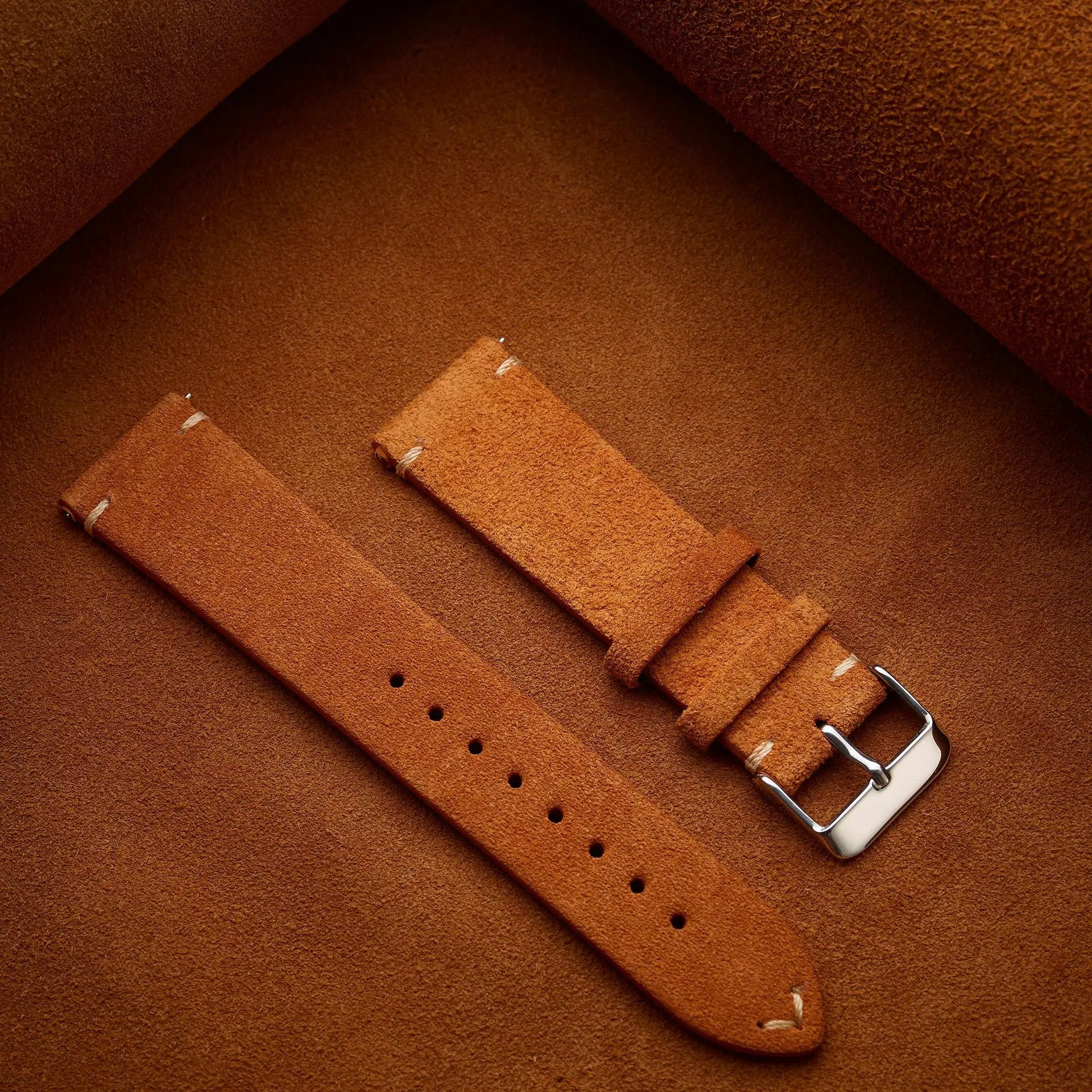 19mm 21mm 20mm 22mm 14mm 16mm 18mm Watch Band Calfskin Wristband Quick Release Soft Suede Strap Bracelets Women&Men Accessories