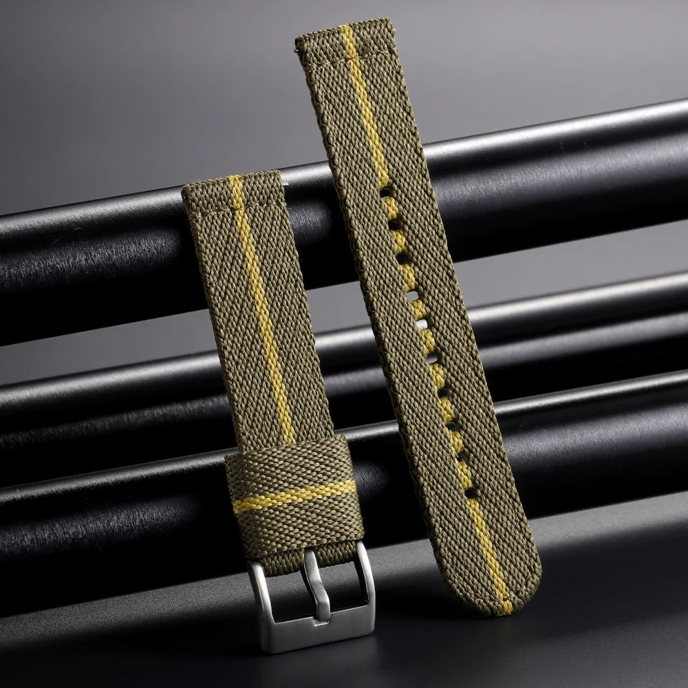 Nylon Strap 20m 22mm for Tudor for Omega Watch Band Woven Canvas Fabric Band for Seiko Men Military Sport Quick Release Bracelet