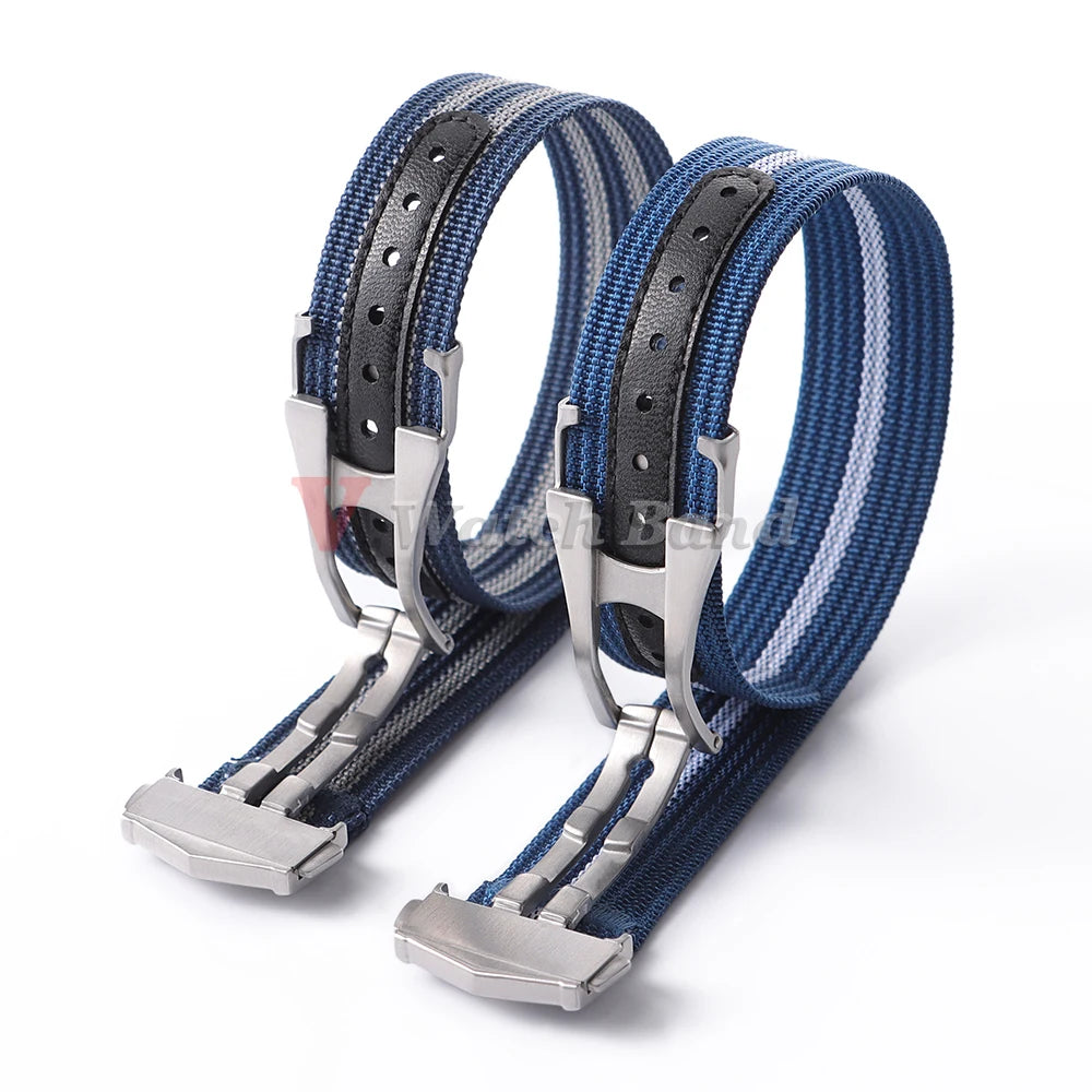 20mm Nylon Watch Strap for Seiko for Tudor Loop Fastener Watch Band for Omega Men Women Military Sport Waterproof Wrist Bracelet