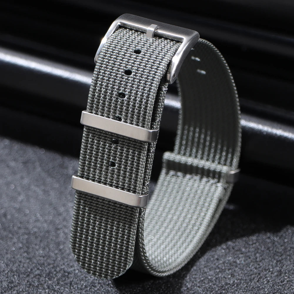 18mm 20mm 22mm Nylon Watch Strap Military Casual Watchband for Seiko Army Sport Bracelet Brown Green Black Band Replacement Belt