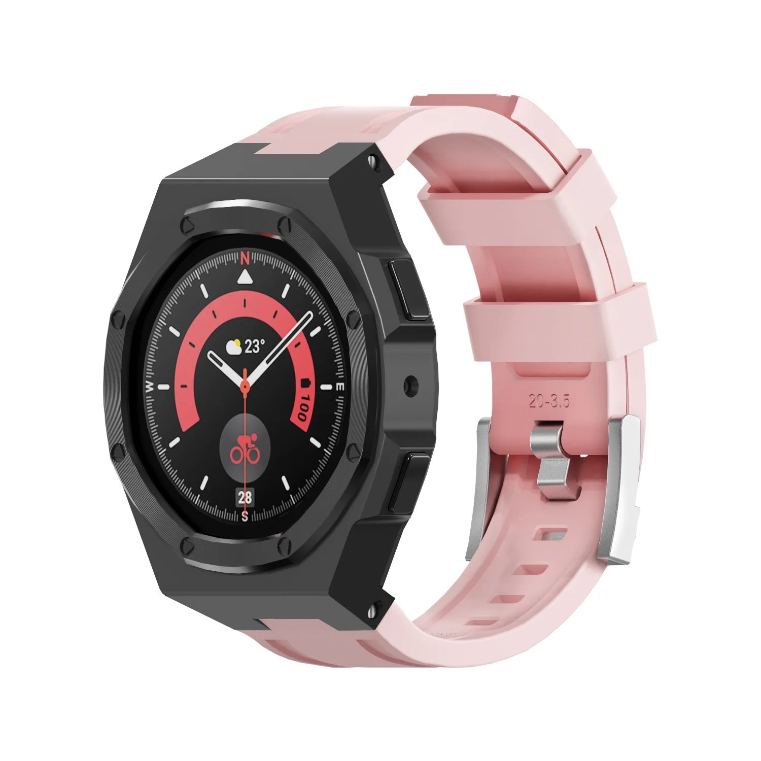 Mod Kits Case For Samsung galaxy watch 5 44mm 5pro 45mm Stainless Steel Strap Metal Cover Frame Galaxy watch 4 44mm Accessories