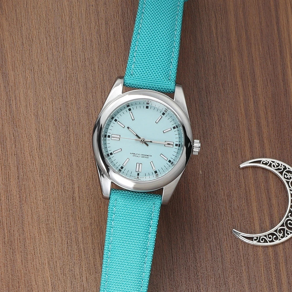 Quick Release Nylon Sailcloth Watch Strap 18mm 19mm 20mm 21mm 22mm 24mm Butterfly Buckle Band For Omega For Seiko Watchband