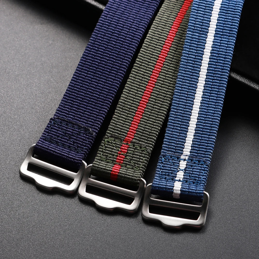 20mm 22mm Nylon Strap for Seiko for Tudor Hook and Loop Fastener Watch Band Men Military Sport WristBracelet for Omega for Rolex