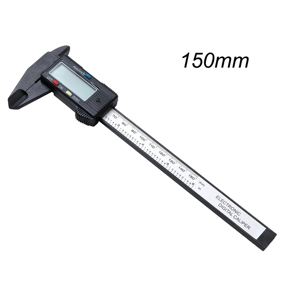 100mm 150mm Watch Electronic Digital Caliper Carbon Fiber Dial Vernier Play Caliper Vernier Ruler ForWatch Repair Measuring Tool