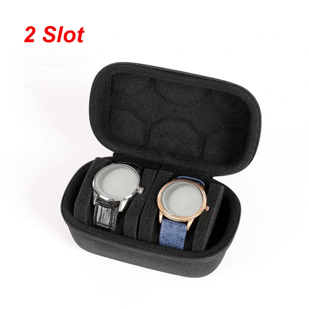 2/3/5/8Slot Watch Box Organizer Watch Display Storage Box Men Women Watch Portable Storage Travel Case Multiple Slot Available