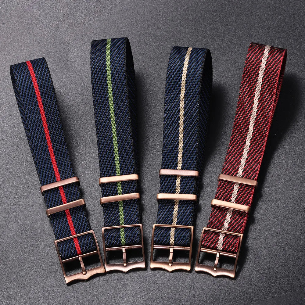 Fabric Bracelet for Rolex Premium Nylon Watch Band for Tudor Army Military Canvas Strap for Seiko 20mm 22mm Men Women Wristband