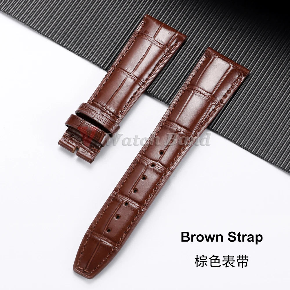 20mm 21mm 22mm Cowhide Watch Strap Genuine Belt for IWC Pilot Portugieser Portofino Watchband Bracelet Men Watch Accessories