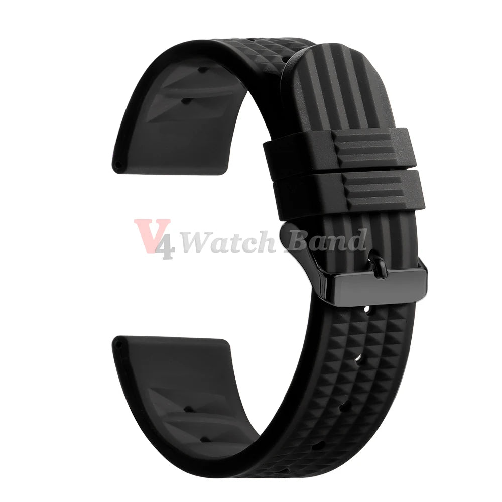 Rubber Strap 20mm 22mm for Omega for Rolex Bracelet Universal Men Diver Silicone Waterproof Sport for Seiko 5 SKX007 Watchband