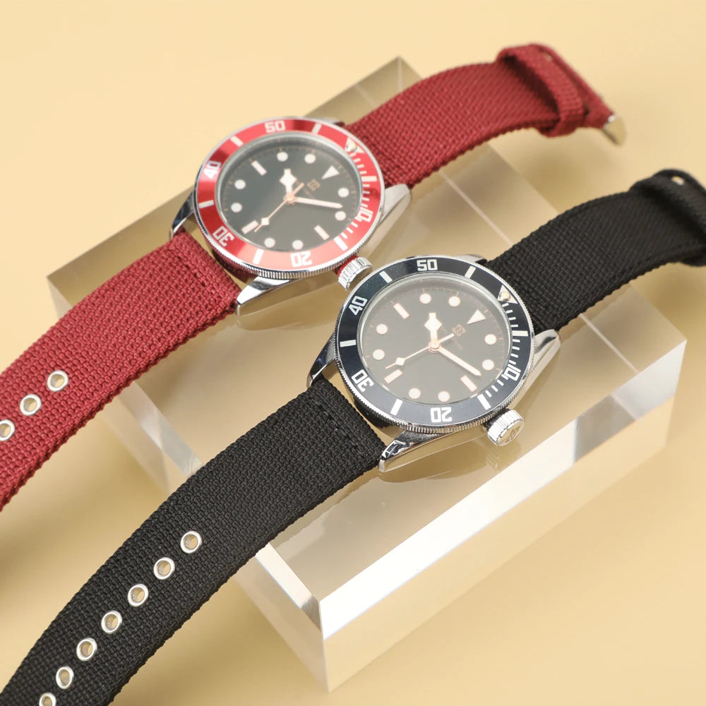 Quick Release Nylon Watch Band 18mm 20mm 22mm Replacement Strap Men Women Bracelet for Samsung Watch 6/5/4/3 for Huawei