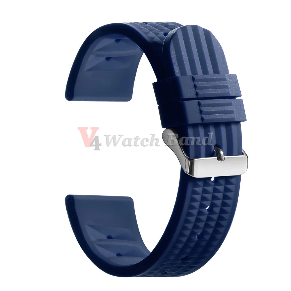 Rubber Strap 20mm 22mm for Omega for Rolex Bracelet Universal Men Diver Silicone Waterproof Sport for Seiko 5 SKX007 Watchband