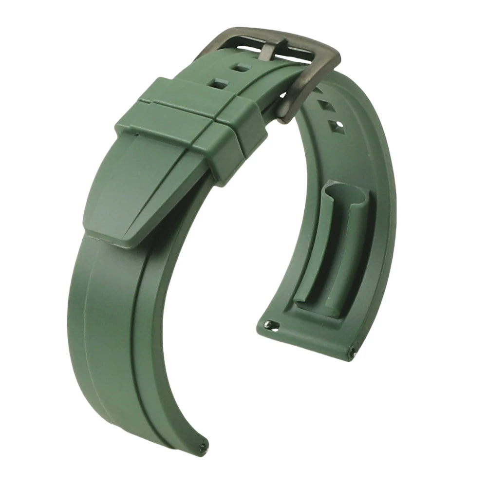 Universal Watrproof Rubber Strap 18mm 19mm 20mm 22mm for Armani for Omega Wristbelt Sport Silicone Watch Band for Seiko Bracelet