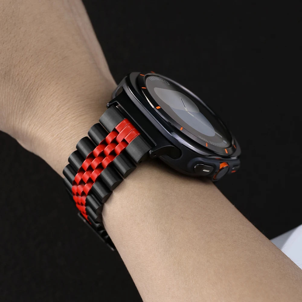 Stainless Steel Correa For Samsung Watch 8 40 44mm Galaxy 8Classic LTE Strap Metal Band For Galaxy Watch Ultra 1 2 47mm Bracelet