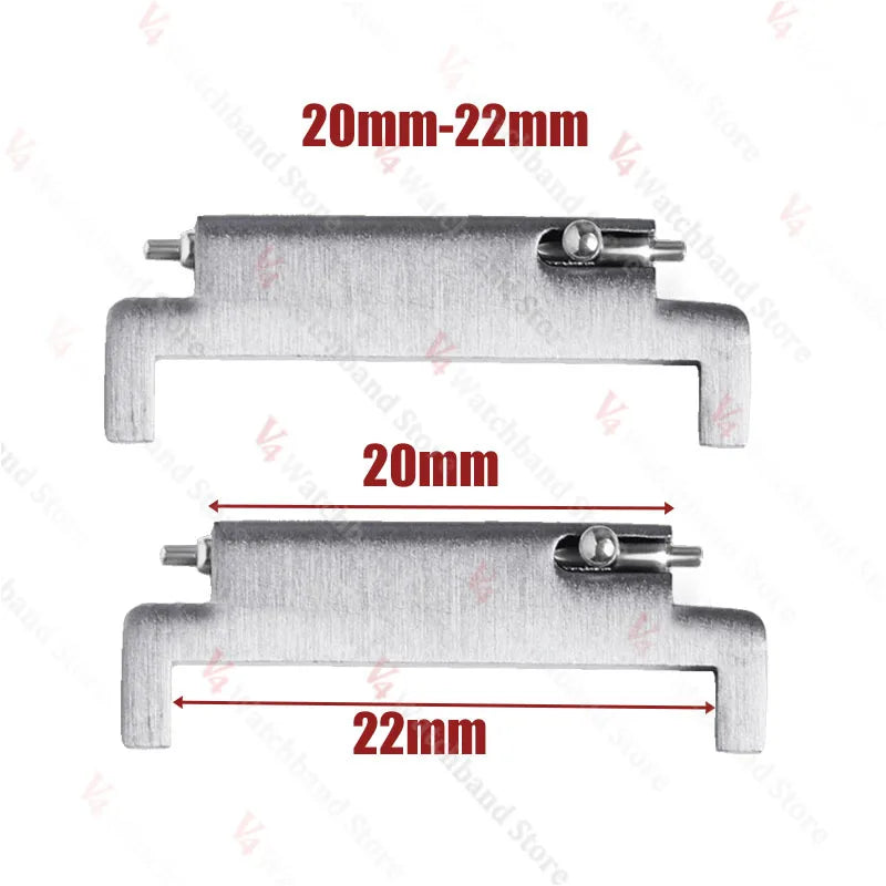 1 Pair Watch Strap Adapter 18mm To 20mm 22mm,20mm To 18/20/22mm,22mm To 22mm Quick Release Pins Connectors Watchband Accessories