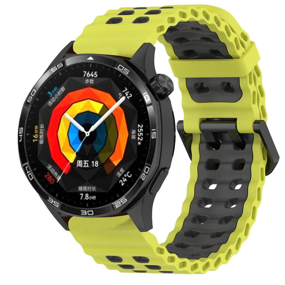 For Huawei Watch 5/GT5pro 46mm GT2e Correa Silicone Band 22mm Strap For Huawei GT4 GT3 46mm GT2pro Amazfit GTR 47mm Watchband