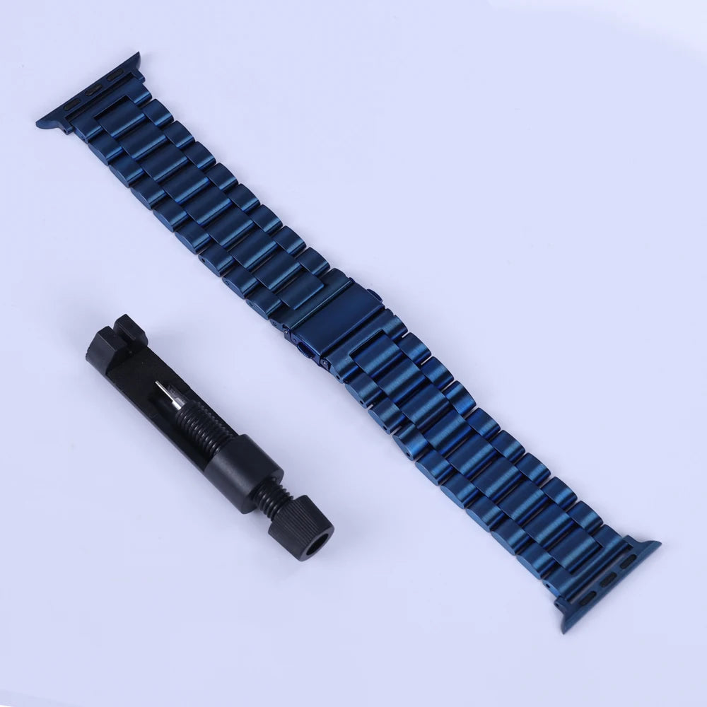 For Apple Watch 10 46mm Strap Stainless Steel Wristband Accessories Correa For Iwatch 10 9 8 Ultra 49mm 42/44/38mm Metal Band