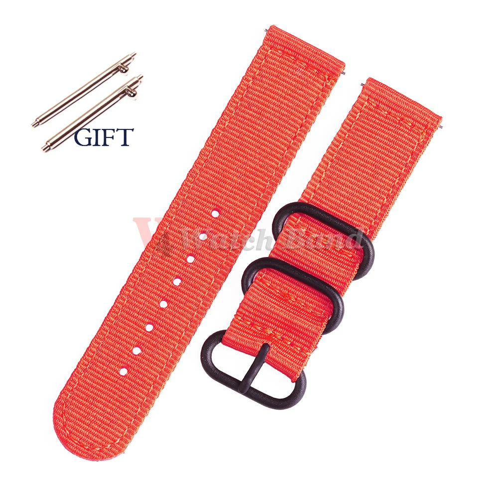 18/20/22/24mm Straps for Tudor Durable Nylon for Omega Canvas Fabric Band for Seiko Men Military Sport Quick Release Bracelet