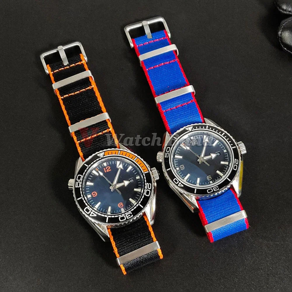 Nylon Strap for Omega Seamaster 007 20mm 22mm Soft Nylon Bracelet for Seiko Wristband Military Watchband for Samsung Watch 3/4/5