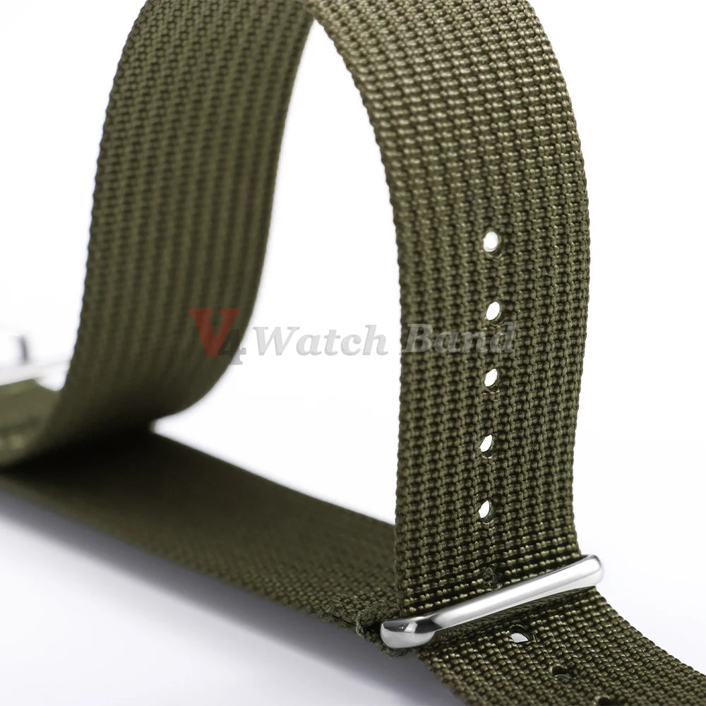 18mm 20mm 22mm Nylon Watch Strap for Tudor Green Military Casual Watchband Replacement for Seiko for Omega Sport Bracelet Belts