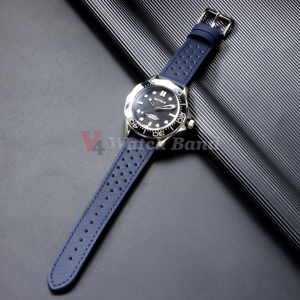 18/20/22mm Nylon Quick Release Waterproof Oxford Watchbands Sailcloth Straps for Omega for Blancpain for Seiko Watches Men Women