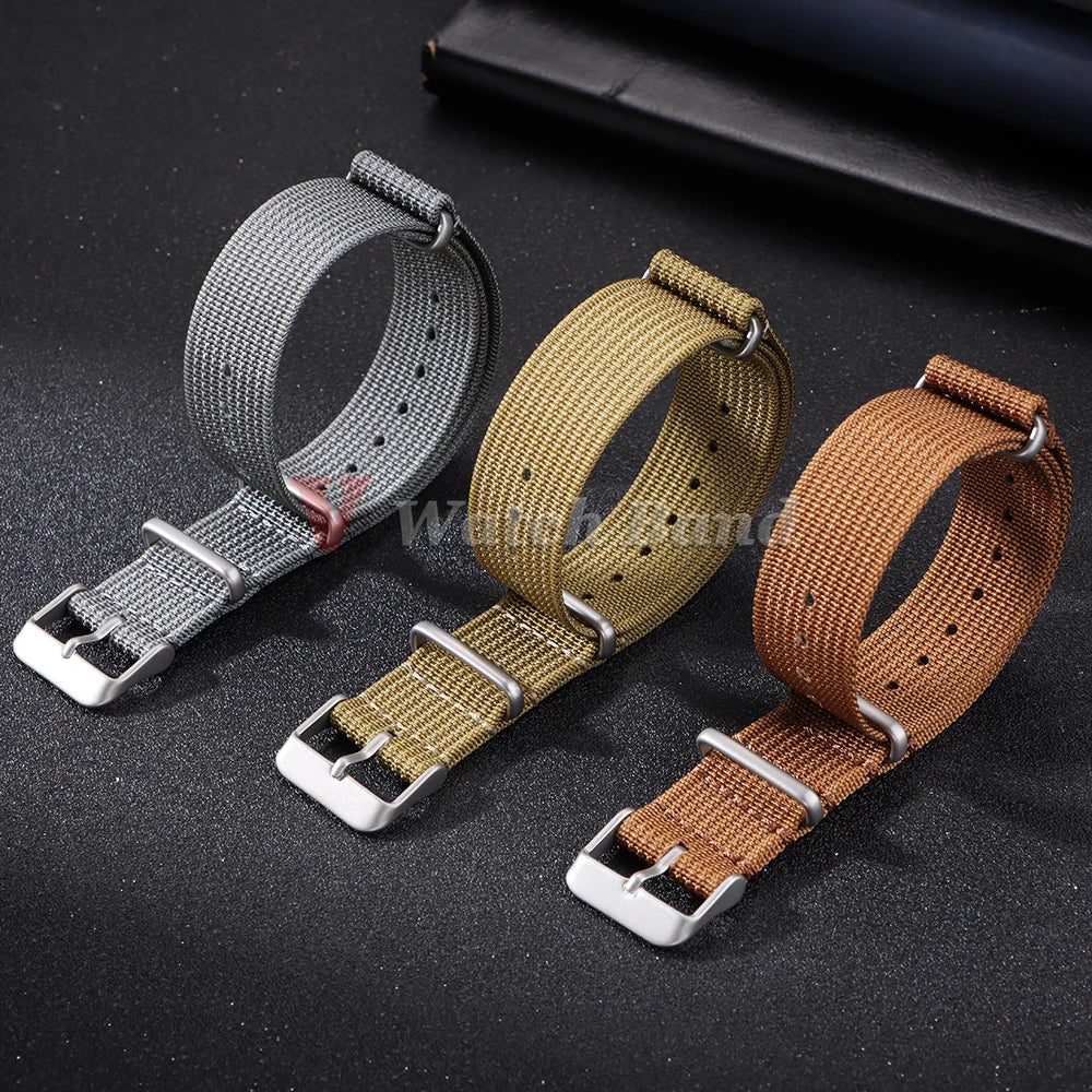 18mm 20mm 22mm Nylon Watch Band Waterproof Watch Strap for Omega Military Casual Watchband for Seiko Army Sport Strap Replace