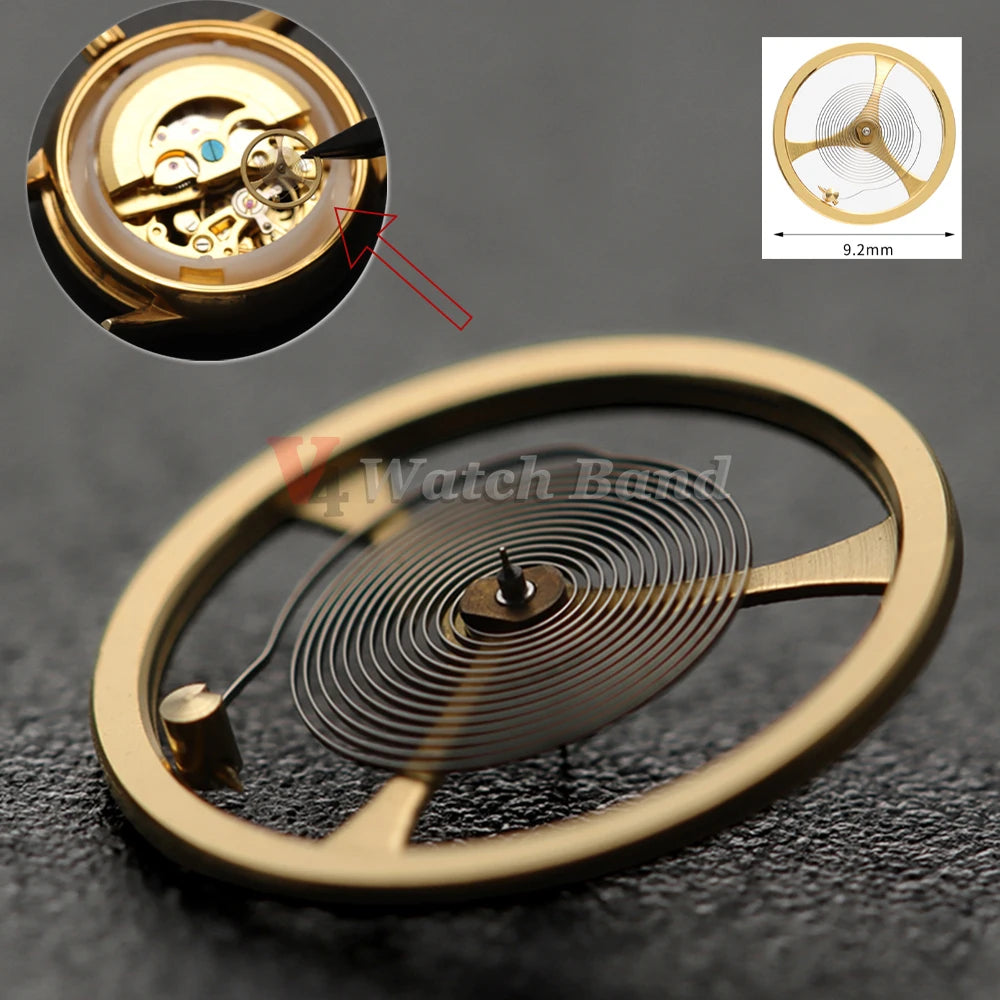 1pc 2pcs Watch Balance Wheel Replacement Part Watch Movement Balance Wheel Full Swing Hairspring ForWatchmaker Watch Repair Tool