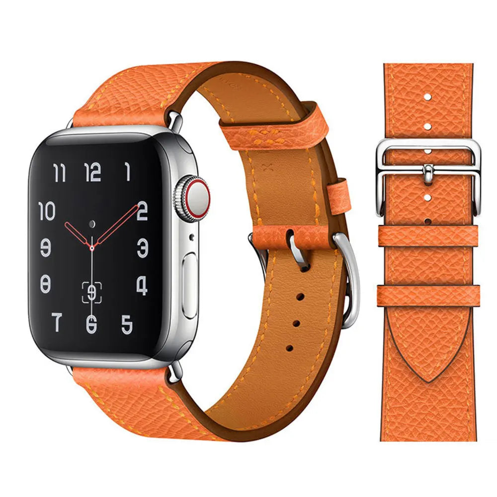 Vintage Leather Strap For Apple watch band 44mm 49mm 45mm 42mm 46mm 40mm correa bracelet iWatch series 7 8 6 SE ultra Watchband