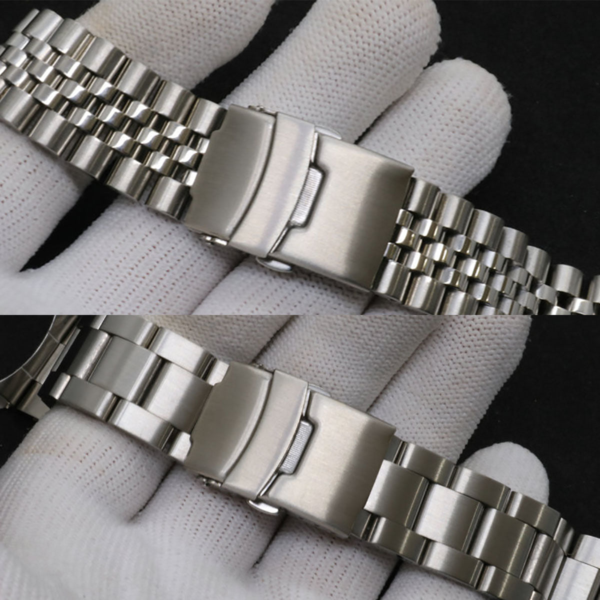 Curved Strap for Seiko Luxury Solid Stainless Steel Watch Band 18/19/20/21/22/24/26mm Arc End Belt Men Watch Accessories