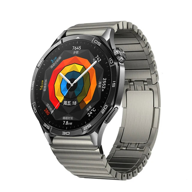Metal Strap For Huawei Watch GT5pro 46mm Business Bracelet 22mm Wristband For Huawei Watch GT5 GT3 46mm Stainless Steel Band